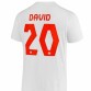 Seconda Maglia Canada Mondiali 2022 Jonathan David 20